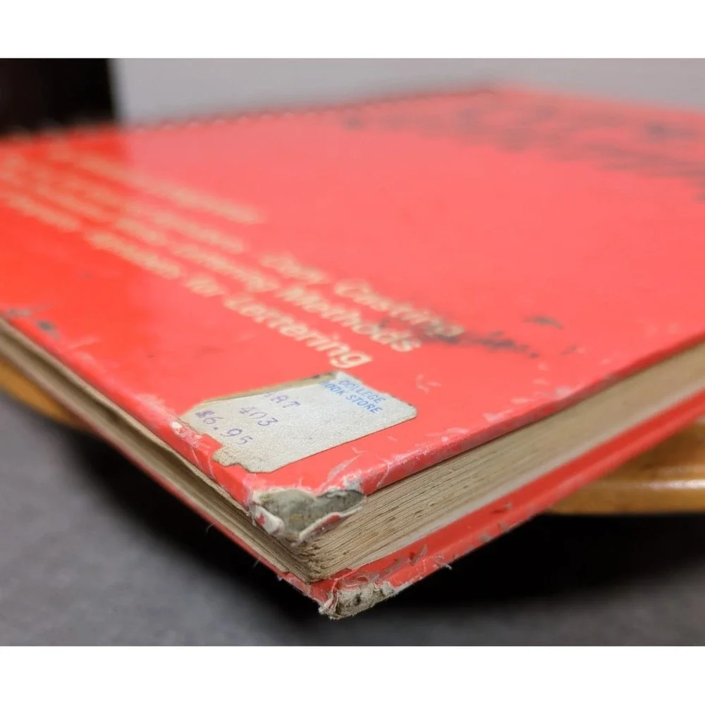 1966 Type & Lettering William Longyear‎  VTG Revised 4th Edition Spiral Bound HC